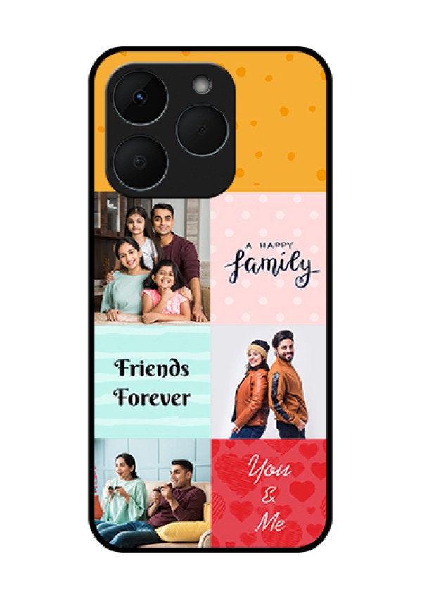 Realme 15T 5G Custom Glass Phone Case - Images With Quotes Design