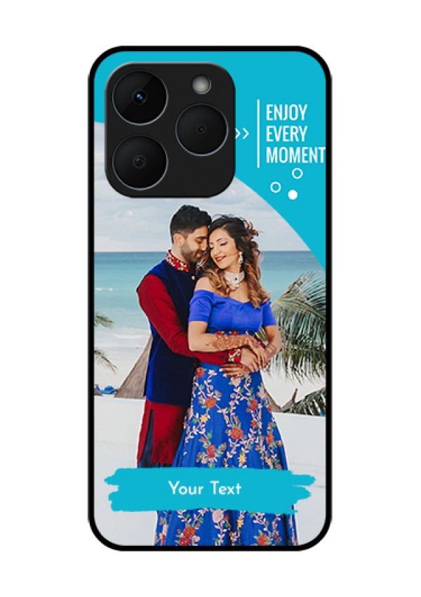 Realme 15T 5G Custom Glass Phone Case - Happy Moment Design