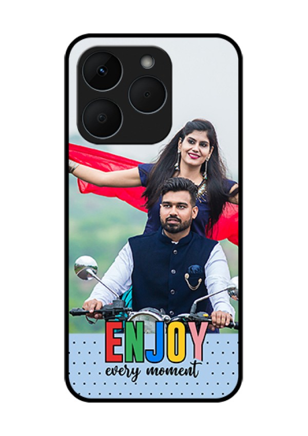 Realme 15T 5G Custom Glass Phone Case - Enjoy Every Moment Design