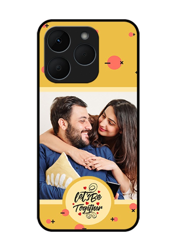 Realme 15T 5G Custom Glass Phone Case - Lets Be Together Design