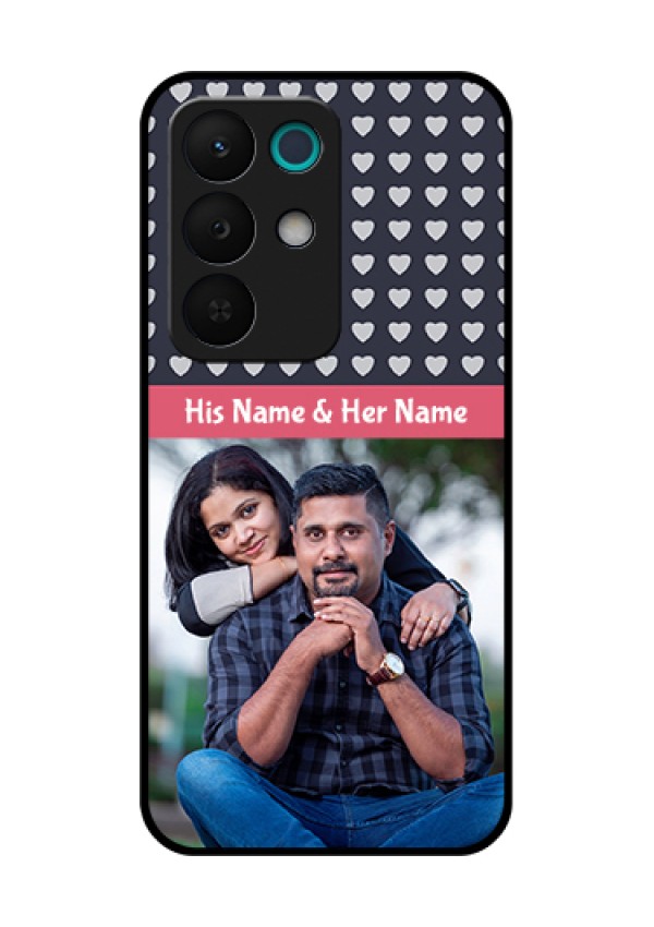 Realme 15X 5G Custom Glass Phone Case - Love Symbols Design