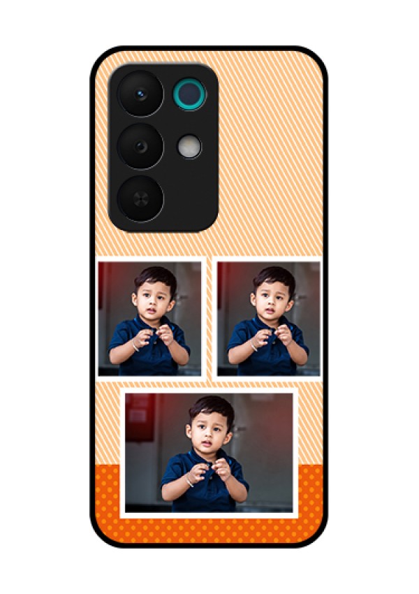Realme 15X 5G Custom Glass Phone Case - Bulk Photos Upload Design