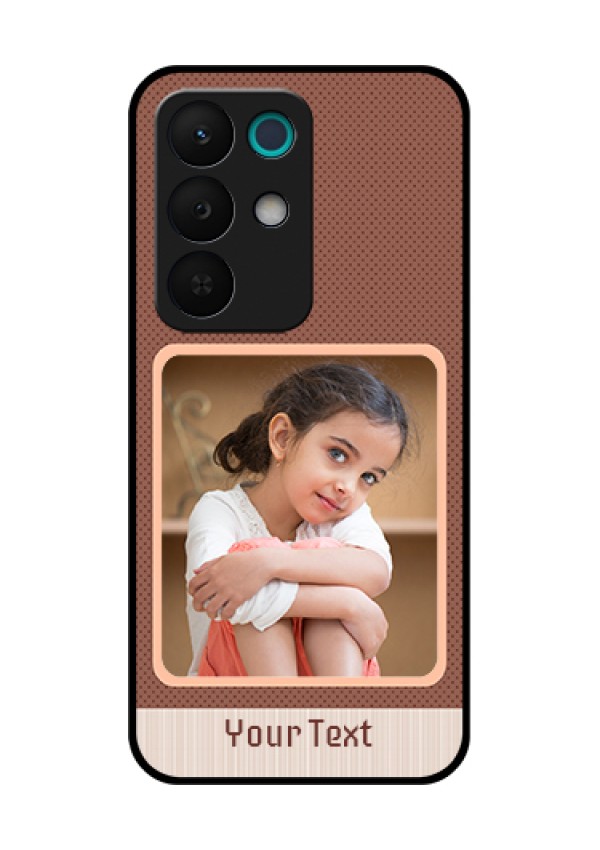 Realme 15X 5G Custom Glass Phone Case - Simple Pic Upload Design