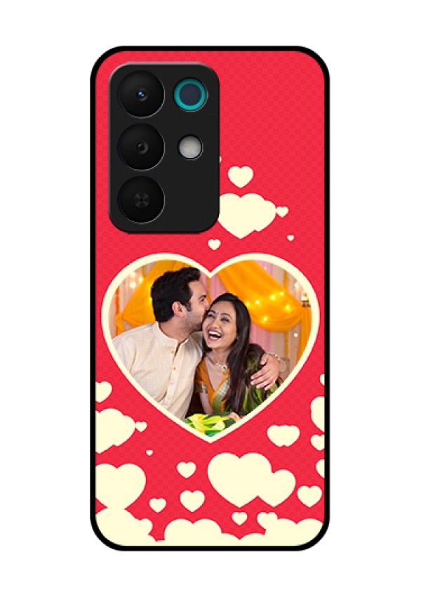 Realme 15X 5G Custom Glass Phone Case - Love Symbols Phone Cover Design