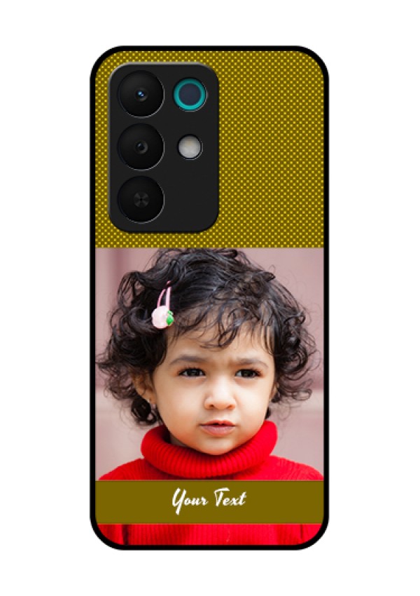Realme 15X 5G Custom Glass Phone Case - Simple Green Color Design