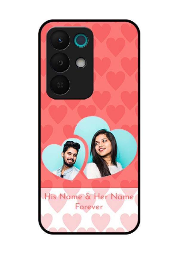 Realme 15X 5G Custom Glass Phone Case - Couple Pic Upload Design