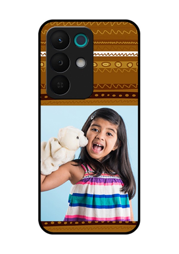 Realme 15X 5G Custom Glass Phone Case - Friends Picture Upload Design