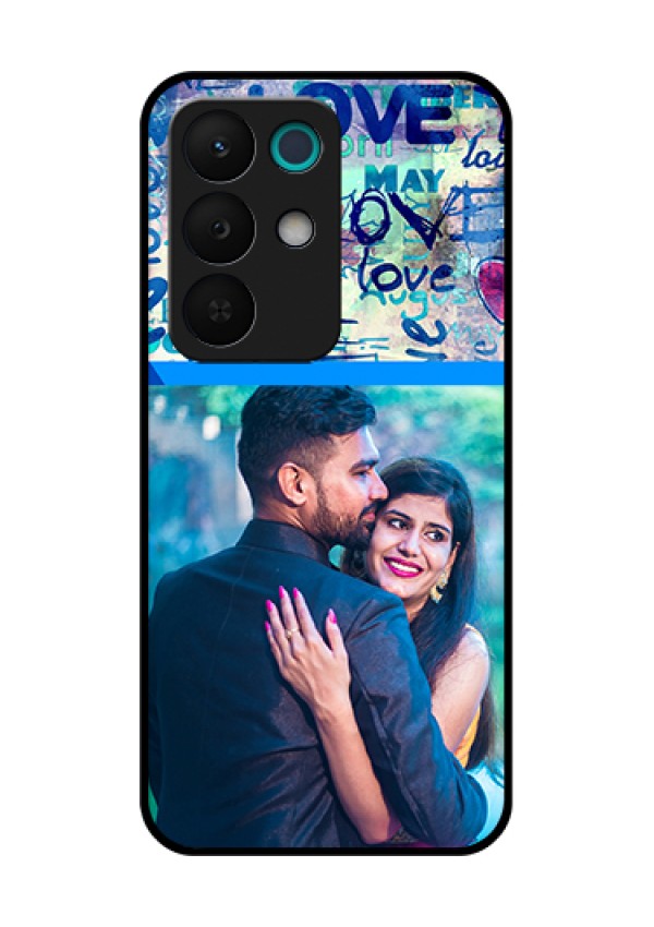 Realme 15X 5G Custom Glass Phone Case - Colorful Love Design