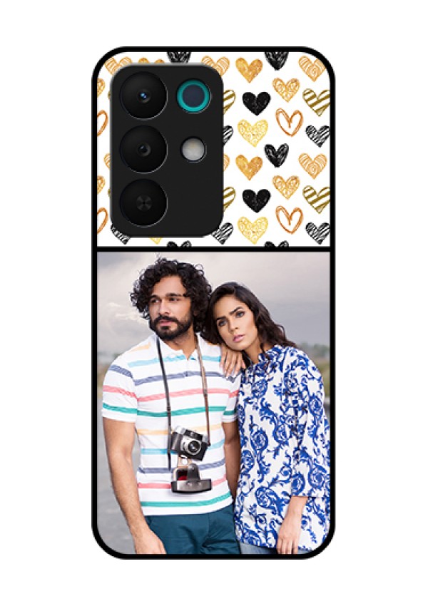 Realme 15X 5G Custom Glass Phone Case - Love Symbol Design