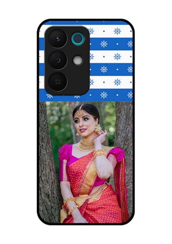 Realme 15X 5G Custom Glass Phone Case - Snow Pattern Design
