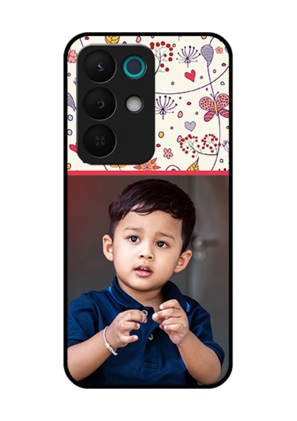 Realme 15X 5G Custom Glass Phone Case - Premium Floral Design