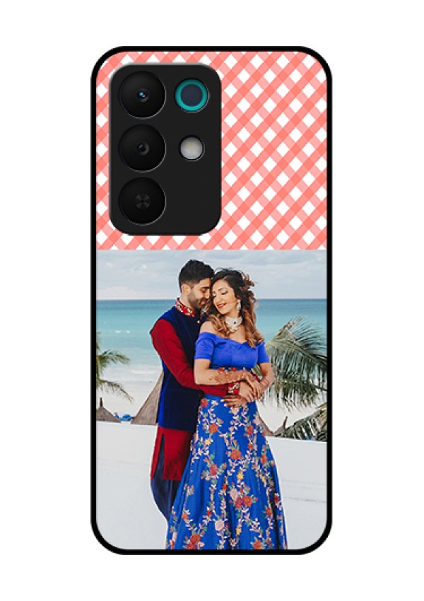 Realme 15X 5G Custom Glass Phone Case - Pink Pattern Design