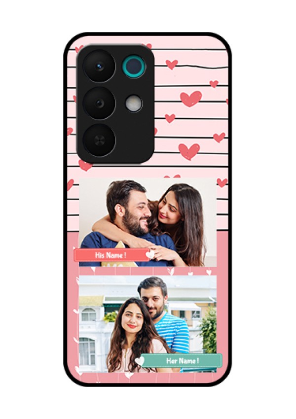 Realme 15X 5G Custom Glass Phone Case - Photo With Heart Design