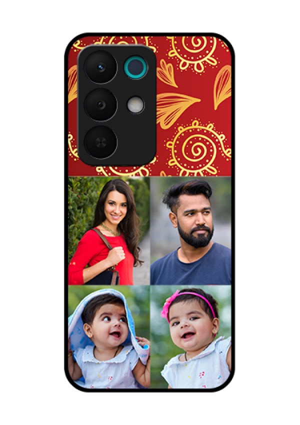 Realme 15X 5G Custom Glass Phone Case - 4 Image Traditional Design