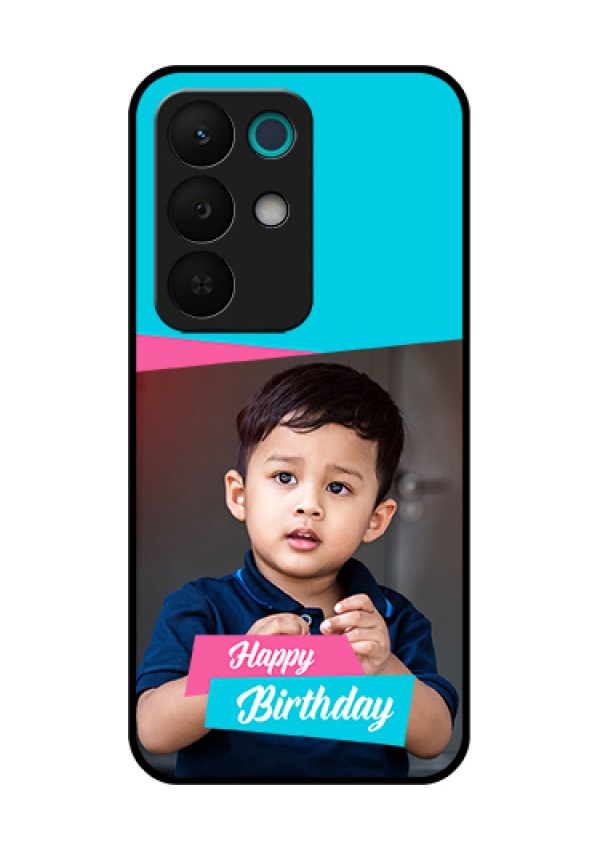 Realme 15X 5G Custom Glass Phone Case - Image Holder With 2 Color Design