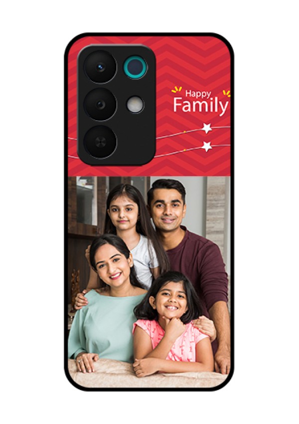 Realme 15X 5G Custom Glass Phone Case - Happy Family Design