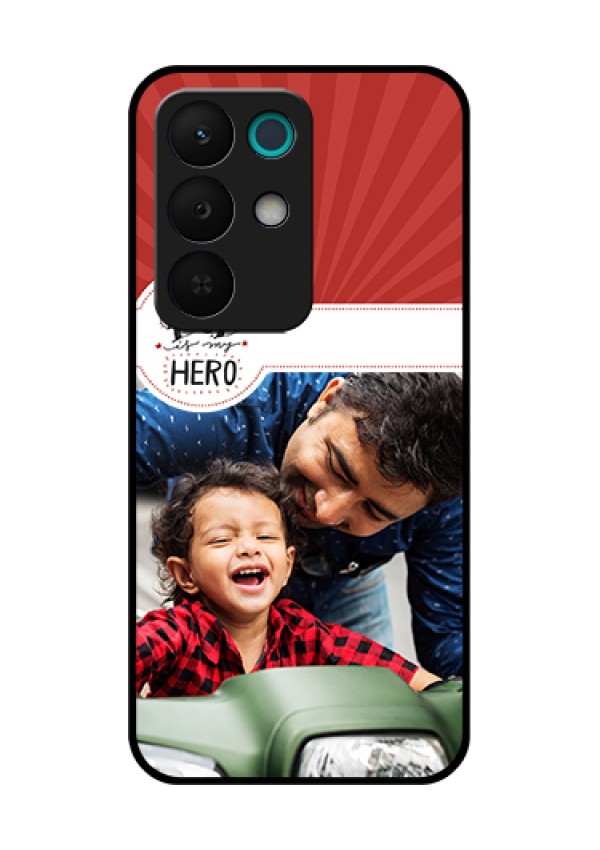 Realme 15X 5G Custom Glass Phone Case - My Dad Hero Design