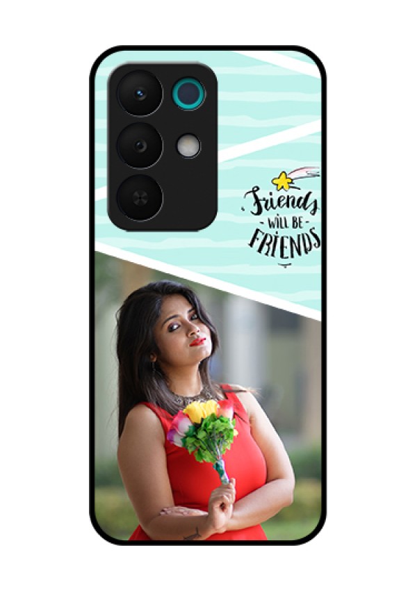 Realme 15X 5G Custom Glass Phone Case - Friends Picture Icon Design
