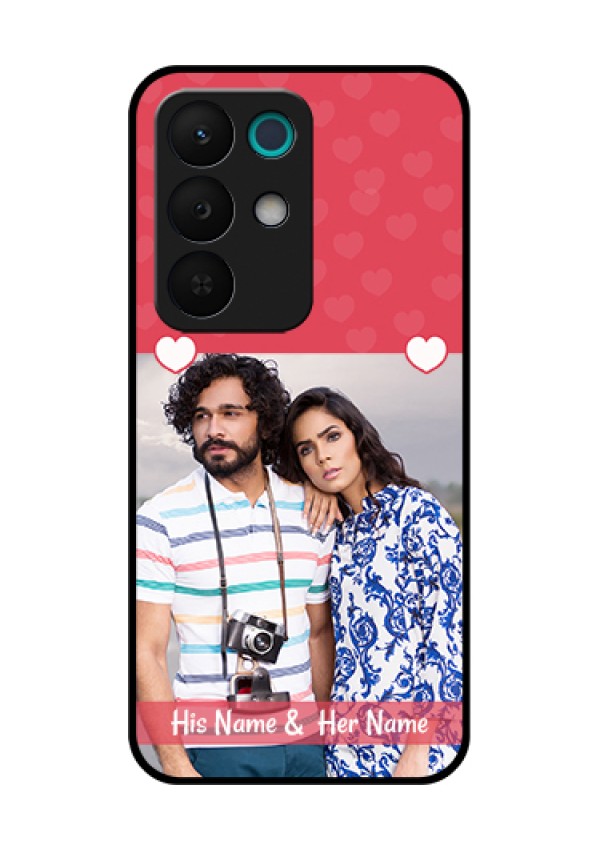 Realme 15X 5G Custom Glass Phone Case - Simple Love Design