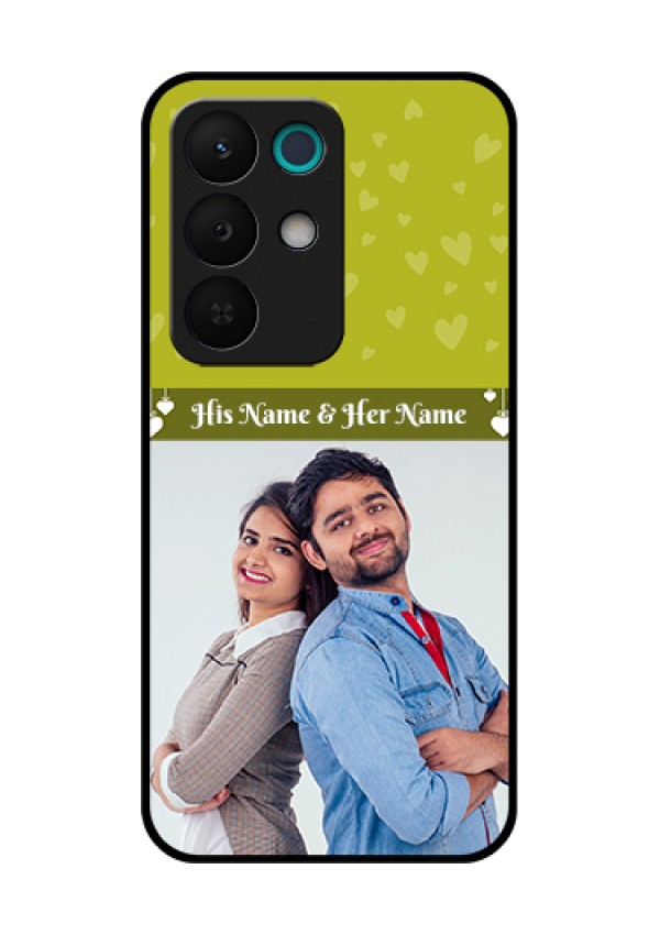 Realme 15X 5G Custom Glass Phone Case - You & Me Heart Design