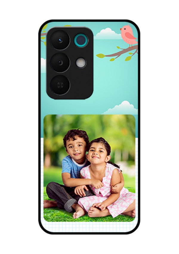 Realme 15X 5G Custom Glass Phone Case - Doodle Love Design