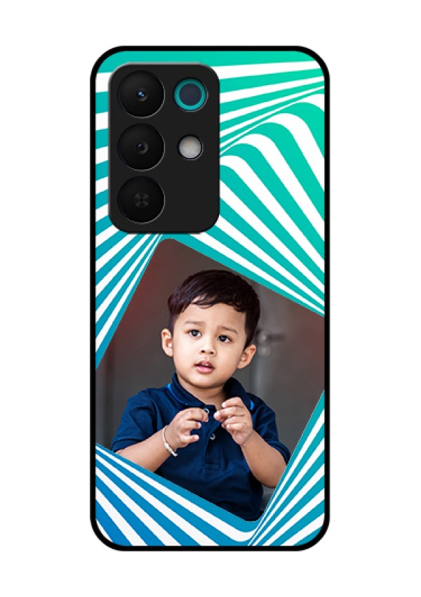 Realme 15X 5G Custom Glass Phone Case - Abstract Spiral Design