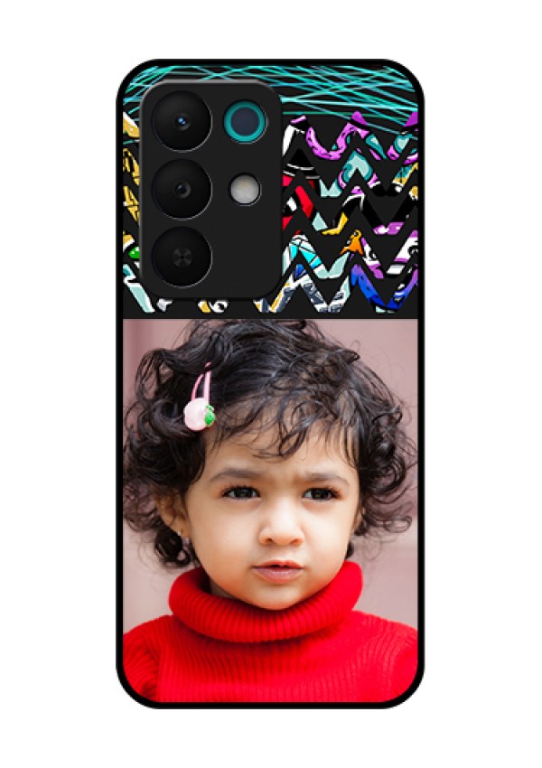 Realme 15X 5G Custom Glass Phone Case - Neon Abstract Design