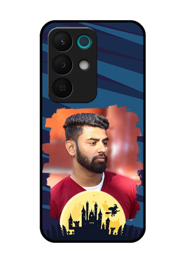 Realme 15X 5G Custom Glass Phone Case - Halloween Witch Design