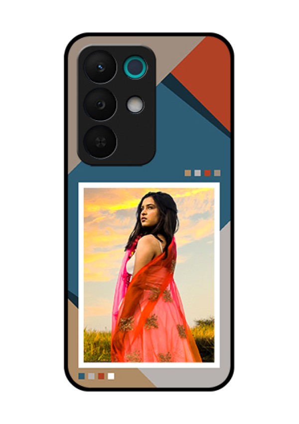 Realme 15X 5G Custom Glass Phone Case - Retro Color Pallet Design