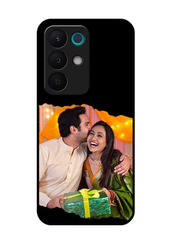 Realme 15X 5G Custom Glass Phone Case - Tear - Off Design