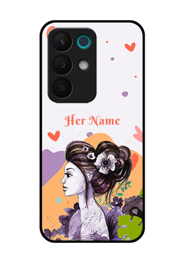 Realme 15X 5G Custom Glass Phone Case - Woman And Nature Design