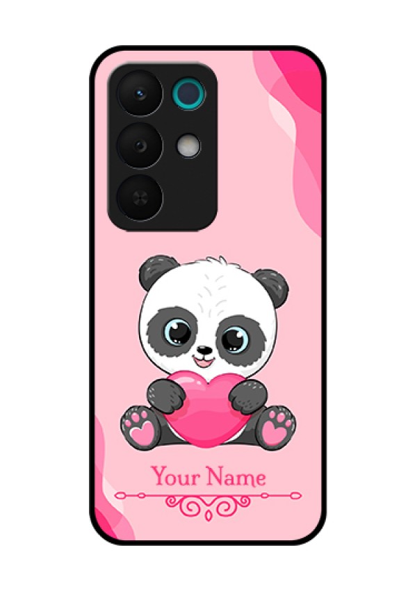 Realme 15X 5G Custom Glass Phone Case - Cute Panda Design