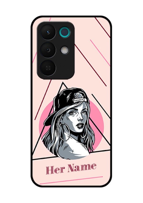 Realme 15X 5G Custom Glass Phone Case - Rockstar Girl Design