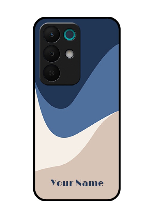 Realme 15X 5G Custom Glass Phone Case - Abstract Drip Art Design