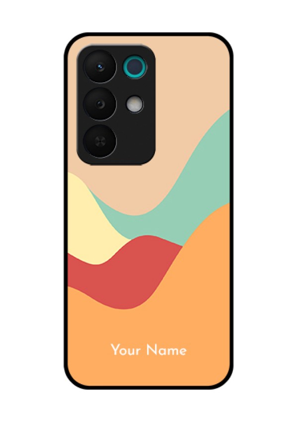 Realme 15X 5G Custom Glass Phone Case - Ocean Waves Multi - Colour Design