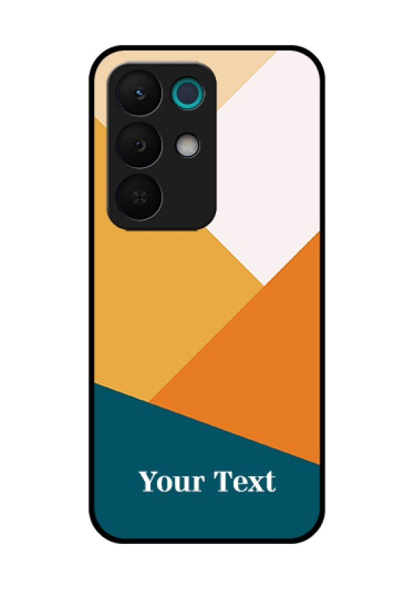 Realme 15X 5G Custom Glass Phone Case - Stacked Multi - Colour Design