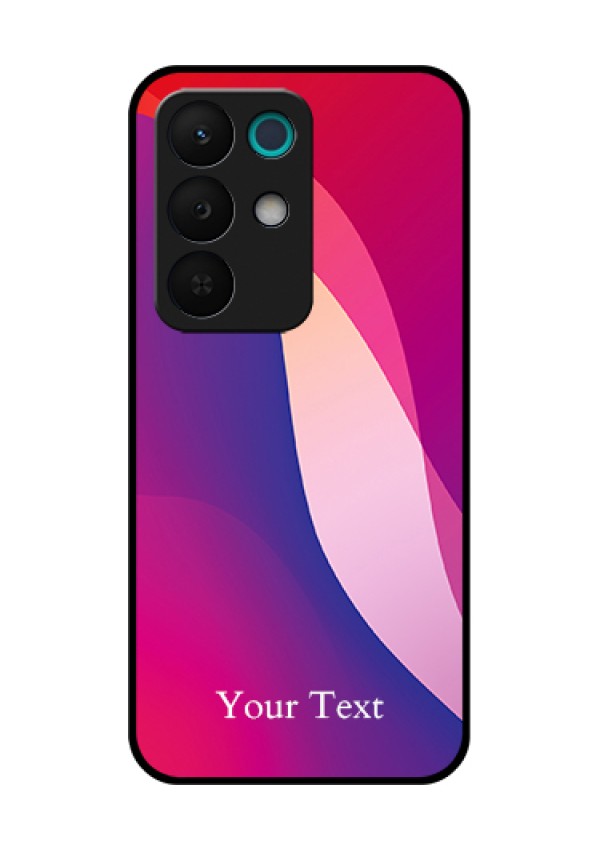 Realme 15X 5G Custom Glass Phone Case - Digital Abstract Overlap Design