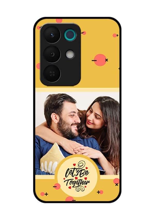 Realme 15X 5G Custom Glass Phone Case - Lets Be Together Design