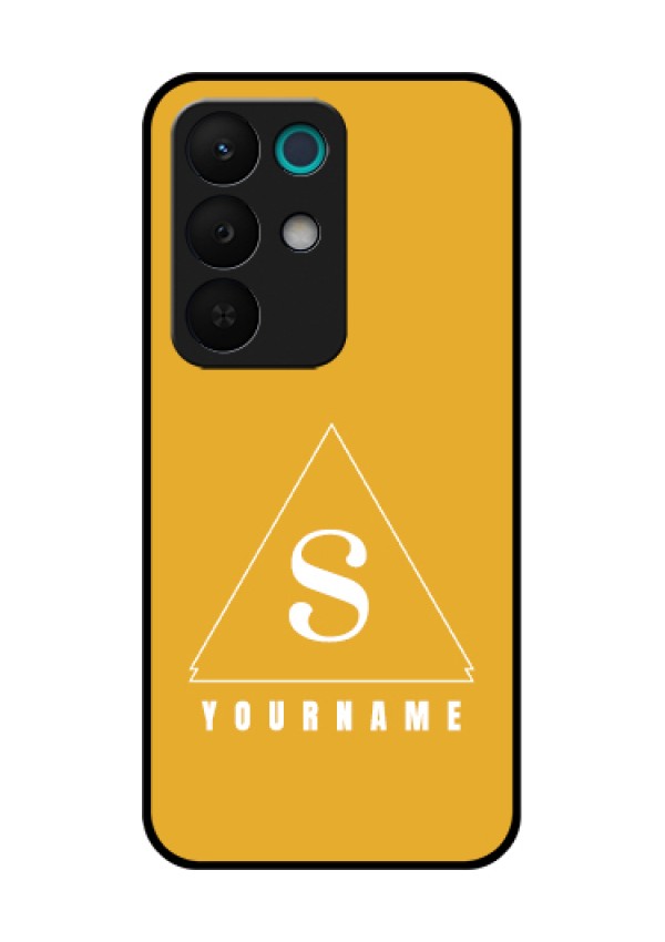 Realme 15X 5G Custom Glass Phone Case - Simple Triangle Design