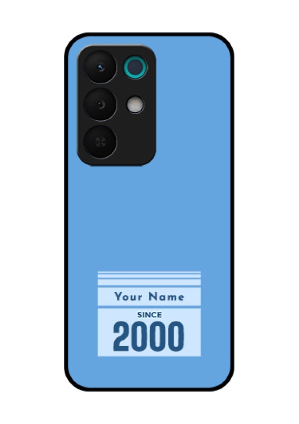 Realme 15X 5G Custom Glass Phone Case - Custom Year Of Birth Design
