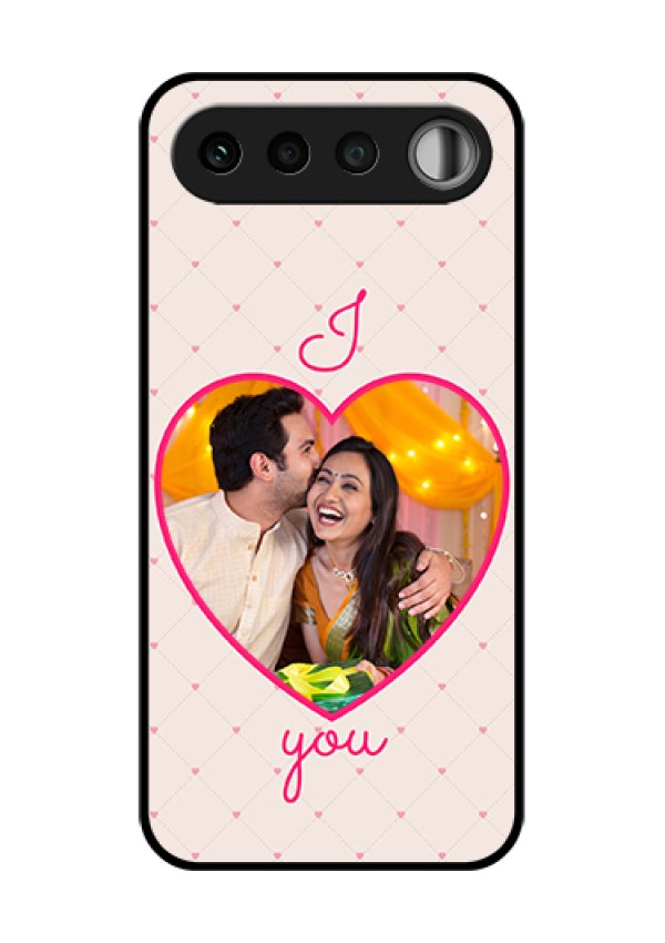 Realme 16 5G Custom Glass Phone Case - Heart Shape Design