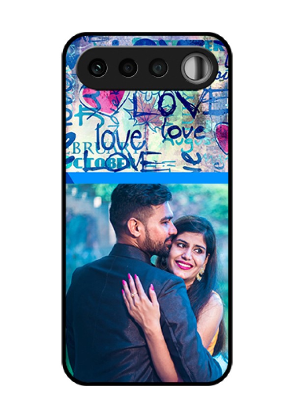 Realme 16 5G Custom Glass Phone Case - Colorful Love Design