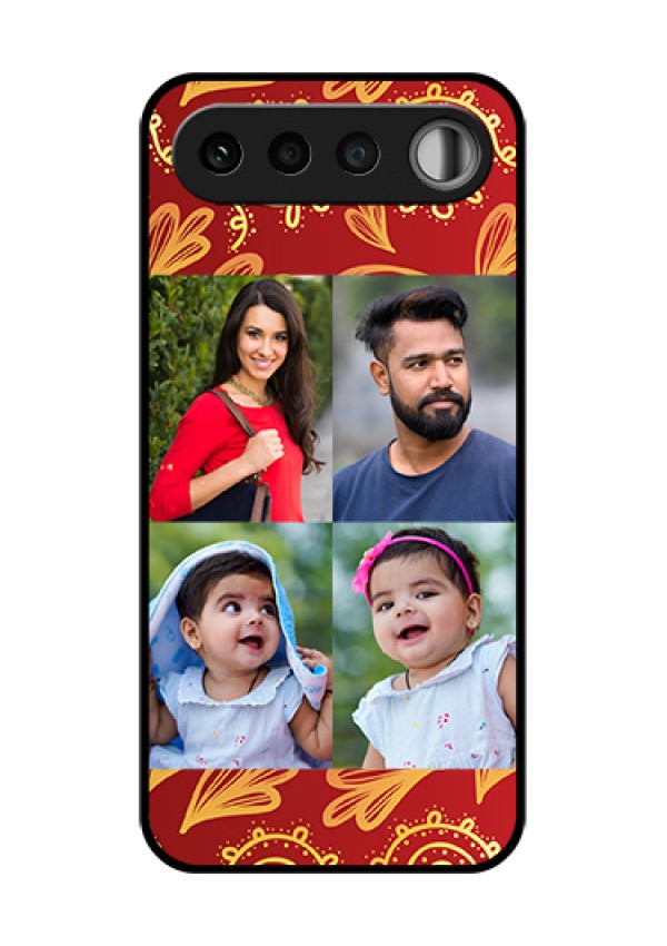Realme 16 5G Custom Glass Phone Case - 4 Image Traditional Design
