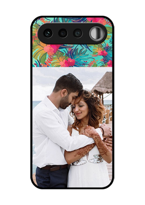Realme 16 5G Custom Glass Phone Case - Watercolor Floral Design