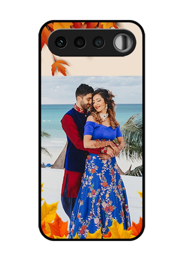 Realme 16 5G Custom Glass Phone Case - Autumn Maple Leaves Design
