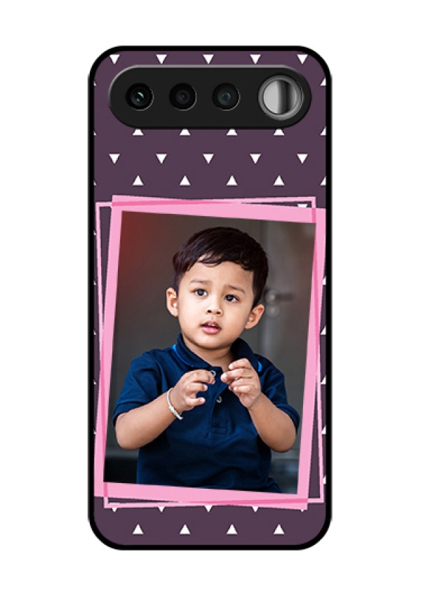 Realme 16 5G Custom Glass Phone Case - Triangle Pattern Dotted Design