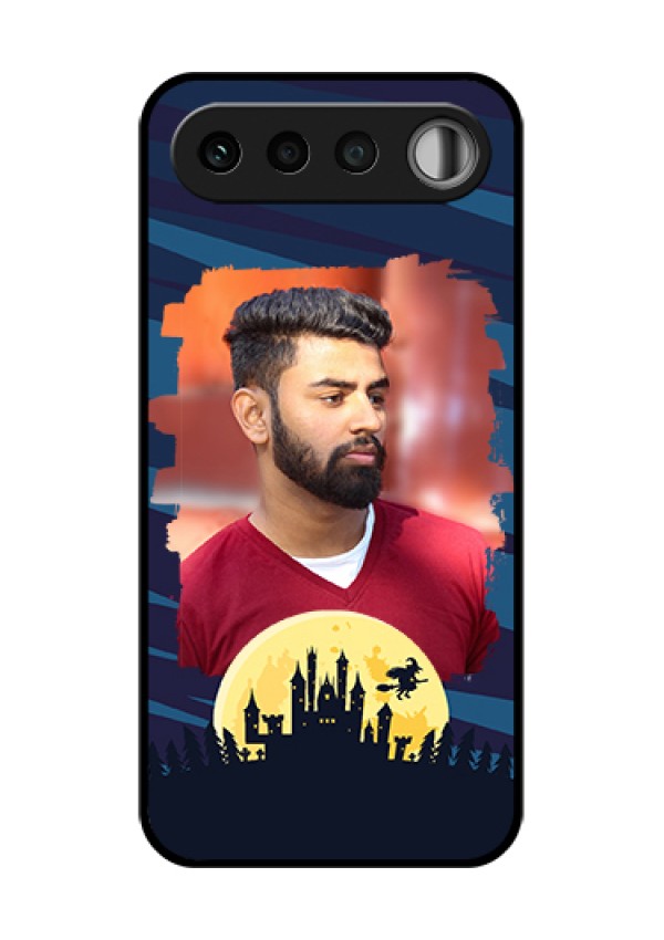 Realme 16 5G Custom Glass Phone Case - Halloween Witch Design