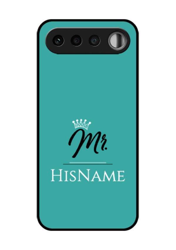 Realme 16 5G Custom Glass Phone Case - Mr With Name Design