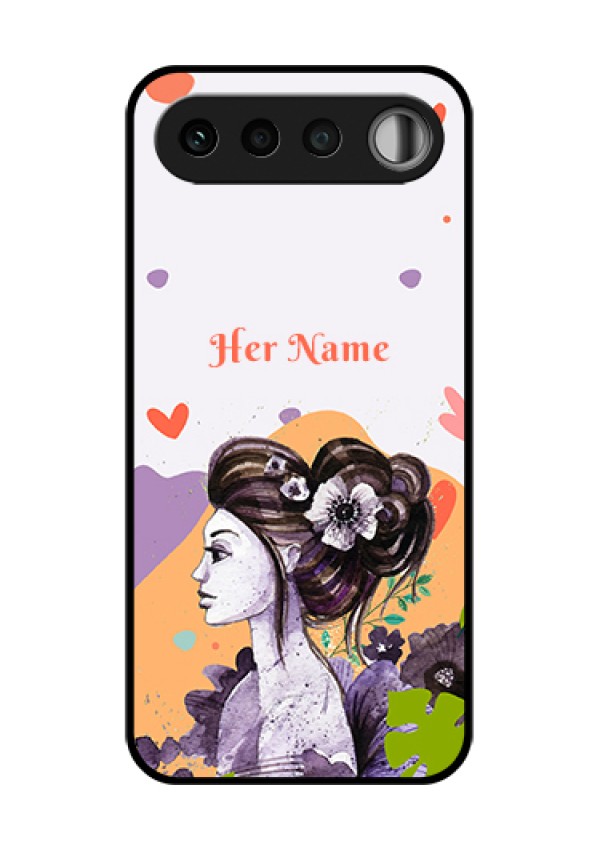 Realme 16 5G Custom Glass Phone Case - Woman And Nature Design