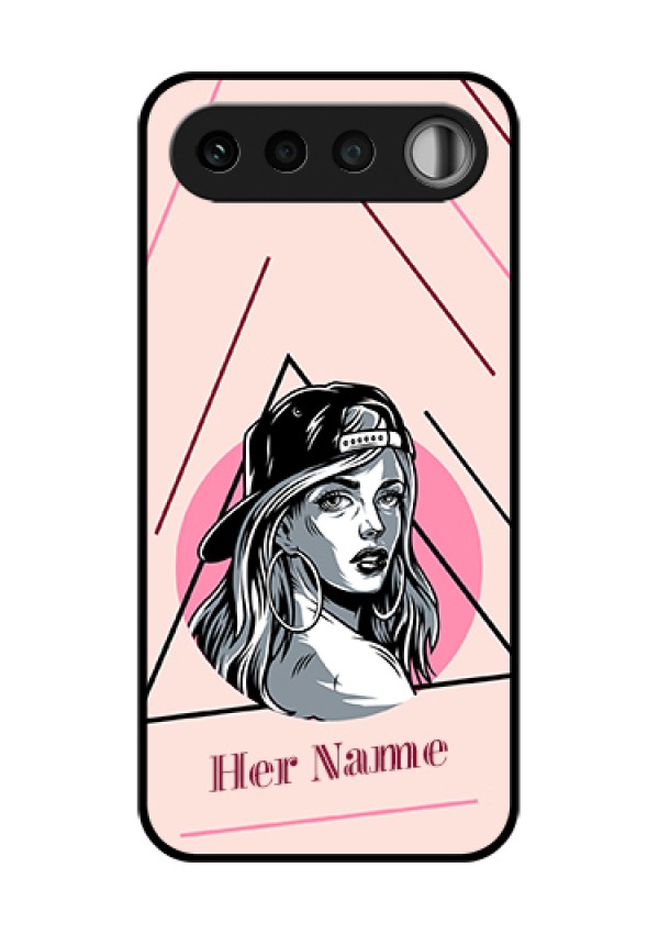 Realme 16 5G Custom Glass Phone Case - Rockstar Girl Design